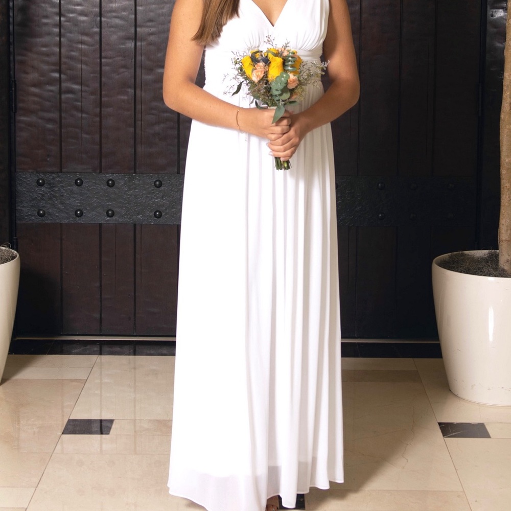 Long a-line dress